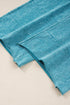 Mineral Wash Lace Up High Waist Patch Pocket Raw Hem Wide Leg Pants